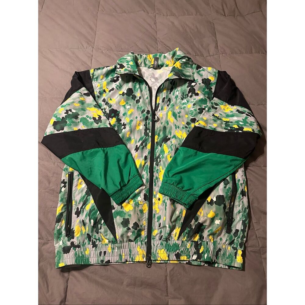 adidas Green and Yellow Camouflage Jacket